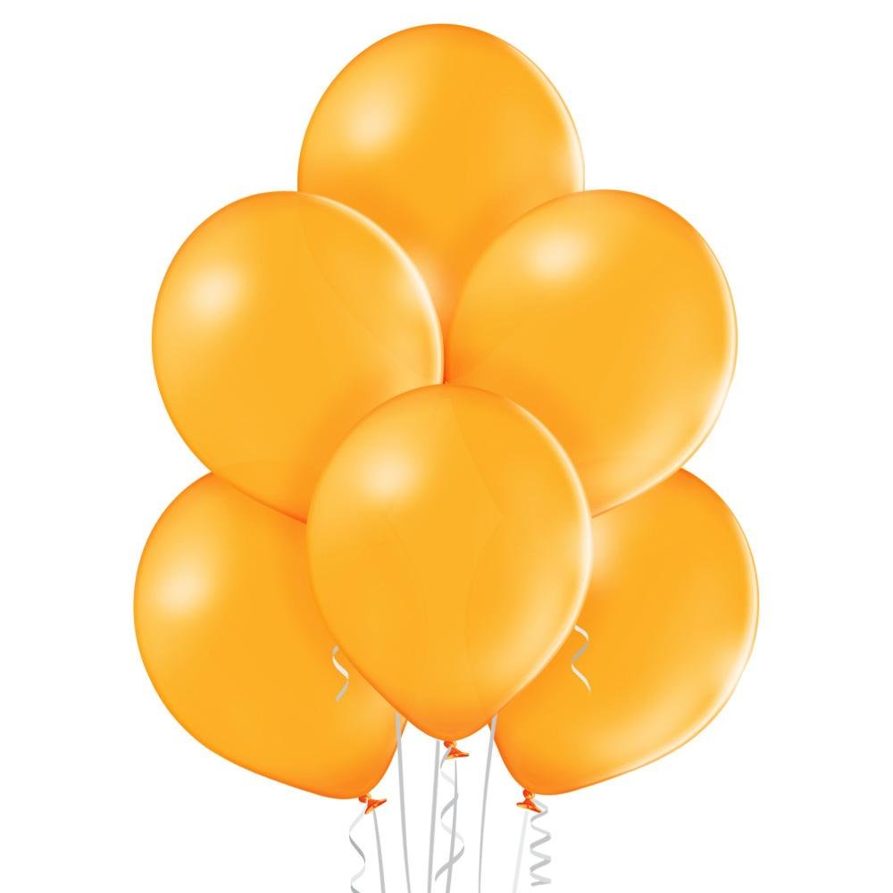 Ballon klein orange - Latex Ballone Uni klein