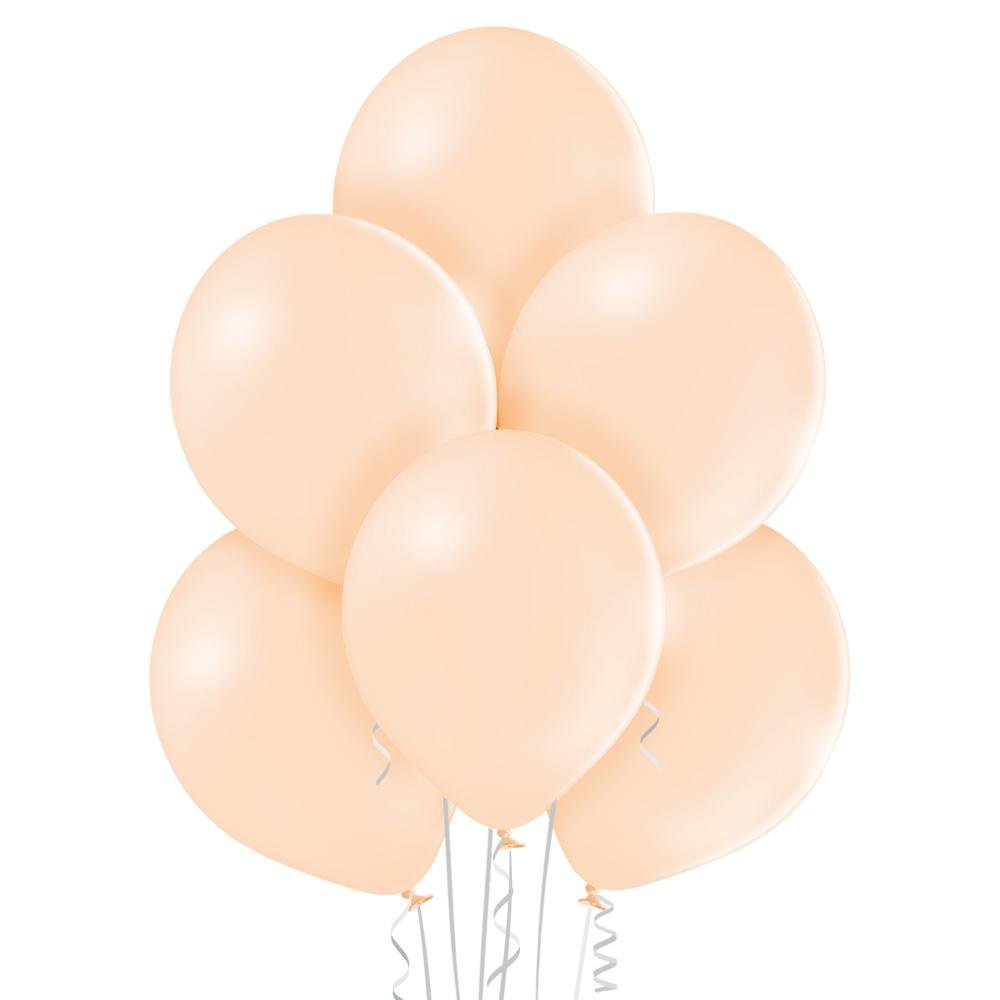 Ballon klein pfirsich creme - Latex Ballone Uni klein