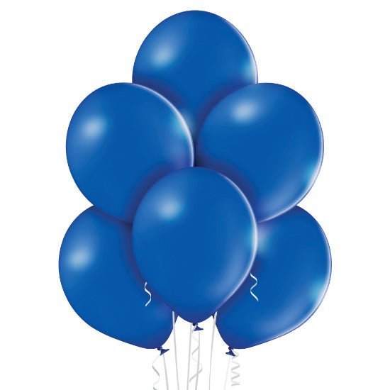 Ballon klein royal blau - Latex Ballone Uni normal