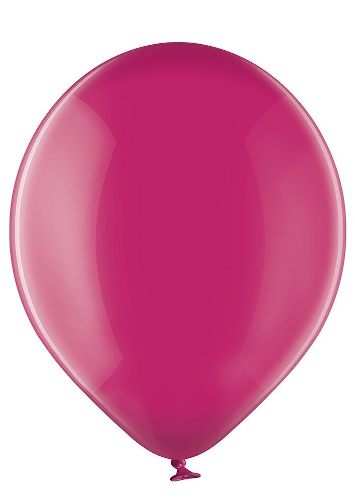 Ballon klein transparent fuchsia - Latex Ballone Uni klein transparent