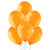 Ballon petit transparent orange simple 