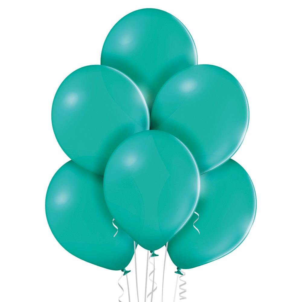 Ballon klein türkis - Latex Ballone Uni klein