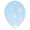 Balloon glowing LED light blue 