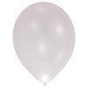 Ballon leuchtend LED silber