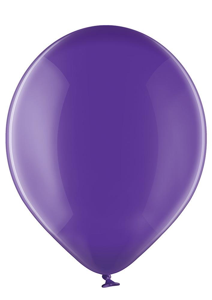 Ballon lila transparent - Latex Ballone Uni normal transparent