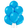 Ballon métallique cyan 