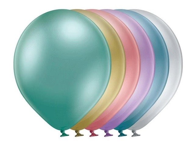 Ballon normal assortiert glossy - Latex Ballone Uni normal glossy