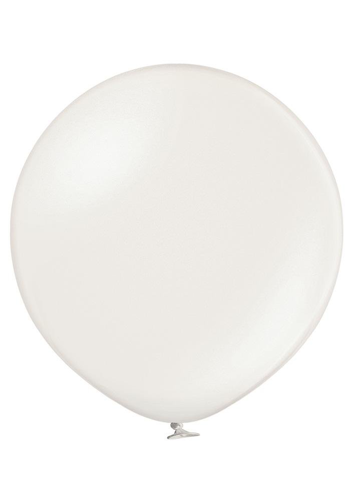 Ballon XL metallic perle - Latex Ballone Uni XL metallic