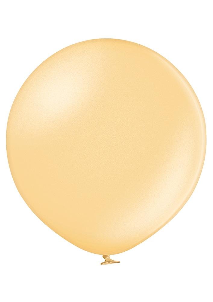 Ballon XL metallic pfirsich - Latex Ballone Uni XL metallic