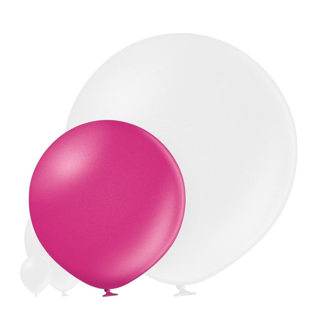 Ballon XL metallic Pink (Fuchsia) - Latex Ballone Uni XL metallic