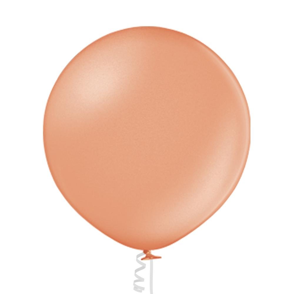 Ballon XL metallic rosegold - Latex Ballone Uni XL metallic