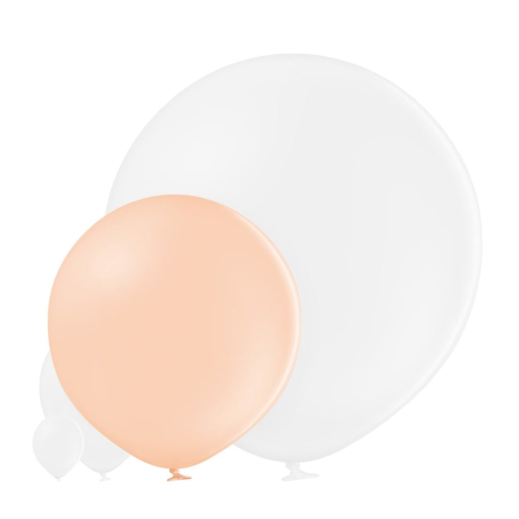 Ballon XL Pfirsich creme - Latex Ballone Uni XL normal
