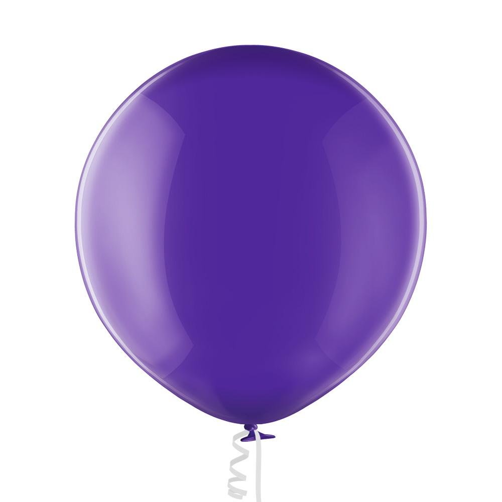 Ballon XL Quarz lila transparent - Latex Ballone Uni XL transparent