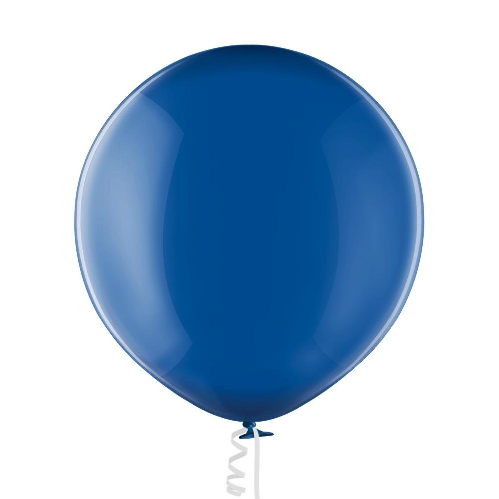 Ballon XL royalblau transparent - Latex Ballone Uni XL transparent