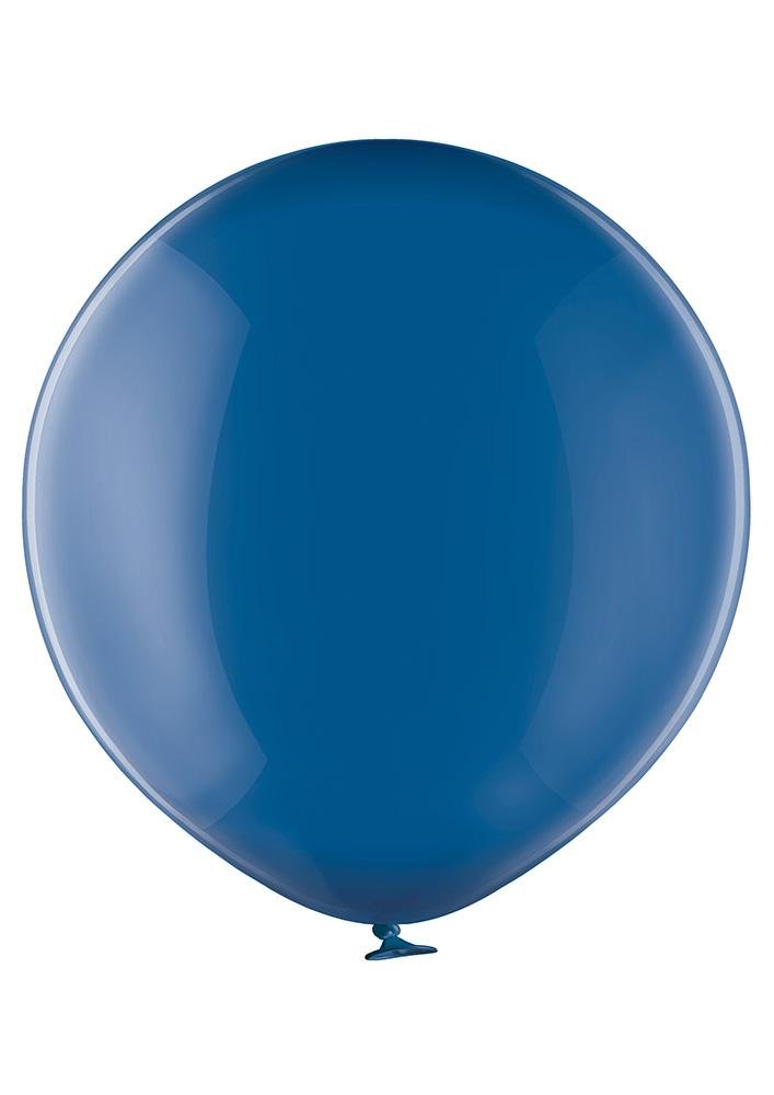 Ballon XL royalblau transparent - Latex Ballone Uni XL transparent