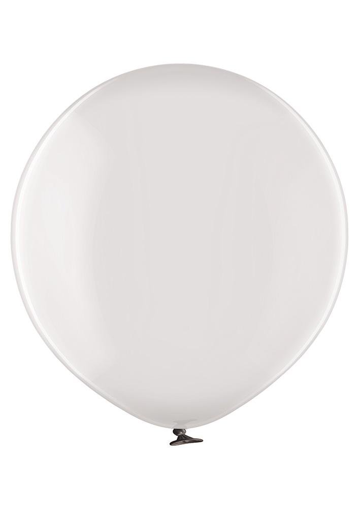 Ballon XL seifen grau transparent - Latex Ballone Uni XL transparent