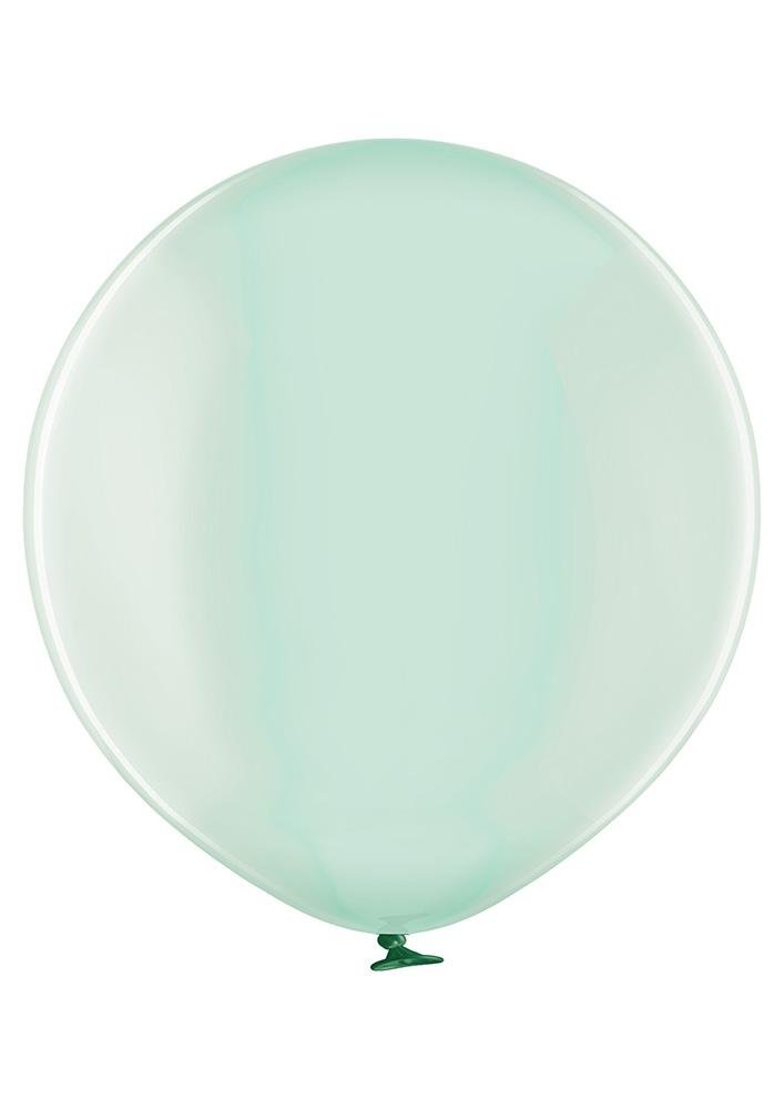 Ballon XL seifen grün transparent - Latex Ballone Uni XL transparent
