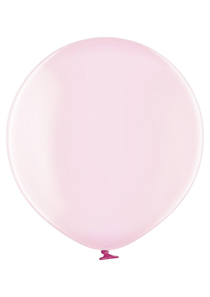 Ballon XL seifen rosa transparent - Latex Ballone Uni XL transparent