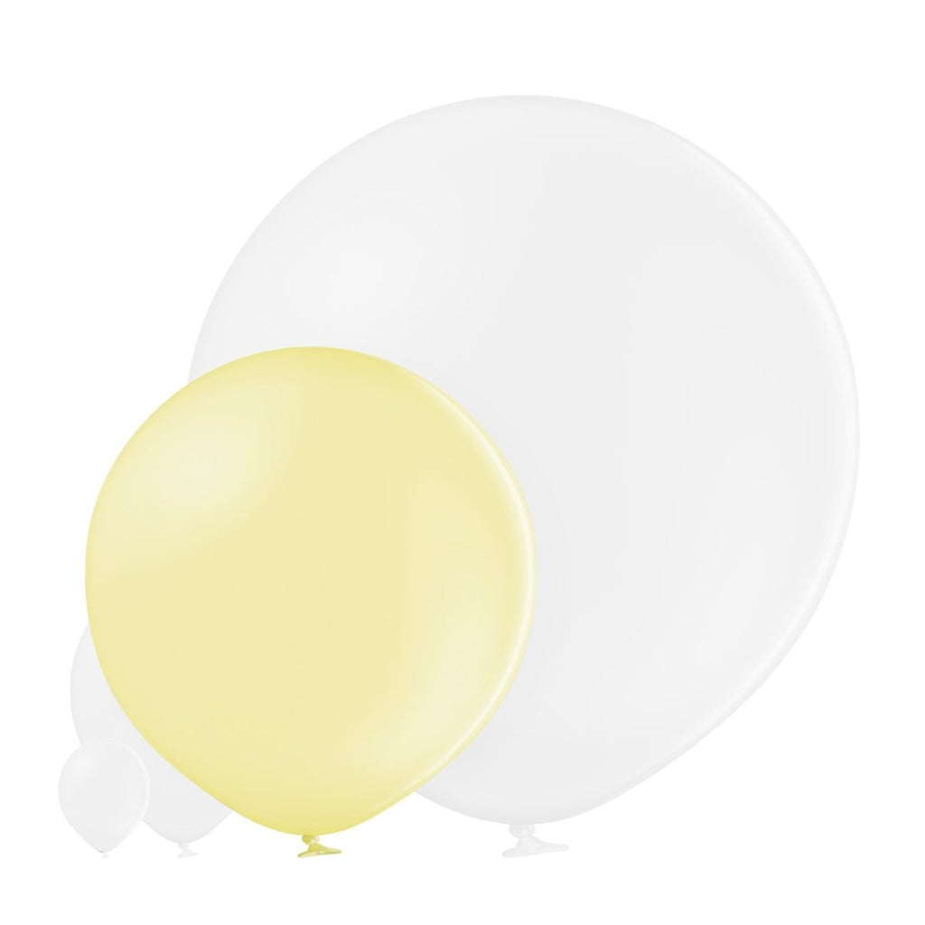 Ballon XL zitronengelb - Latex Ballone Uni XL normal
