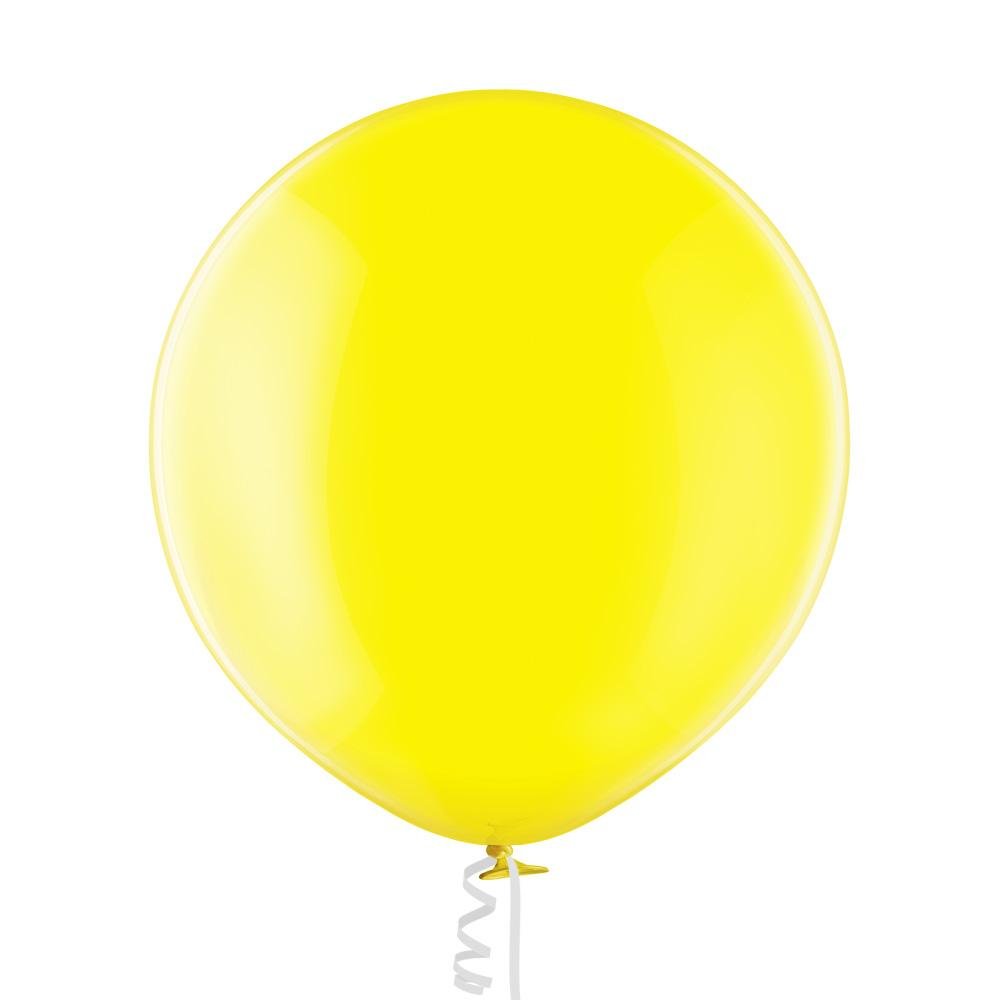 Ballon XXL gelb transparent - Latex Ballone Uni XXL normal