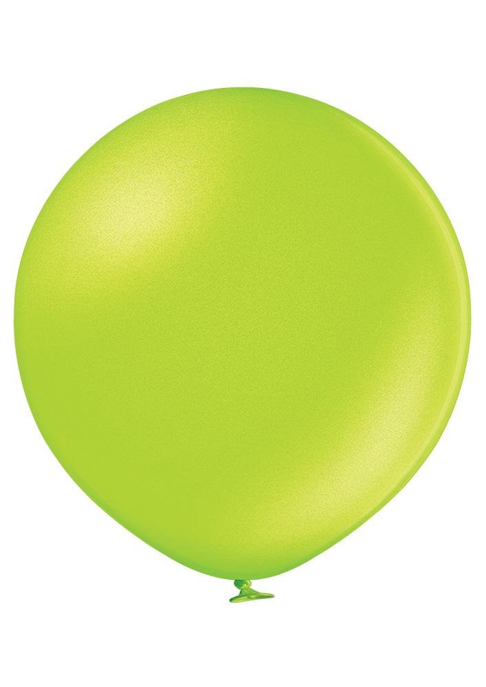 Ballon XXL metallic apfelgrün - Latex Ballone Uni XXL metallic