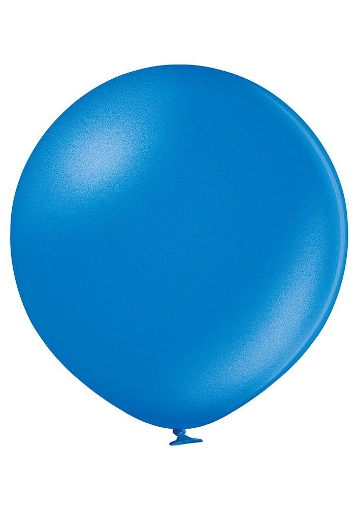 Ballon XXL metallic blau - Latex Ballone Uni XXL metallic
