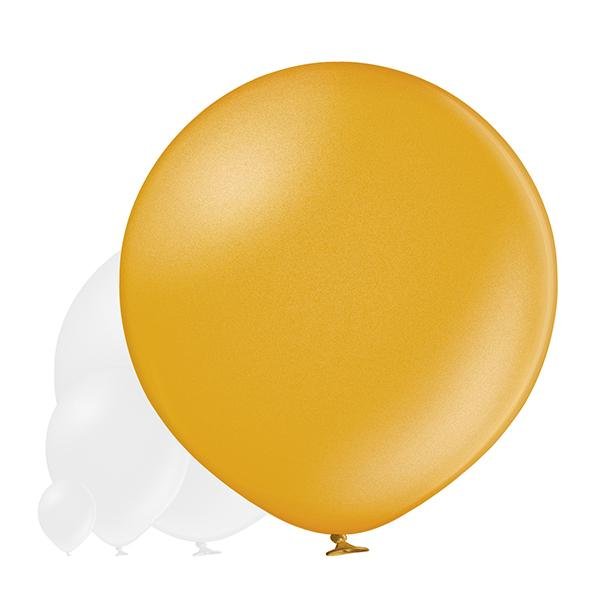 Ballon XXL metallic gold - Latex Ballone Uni XXL metallic