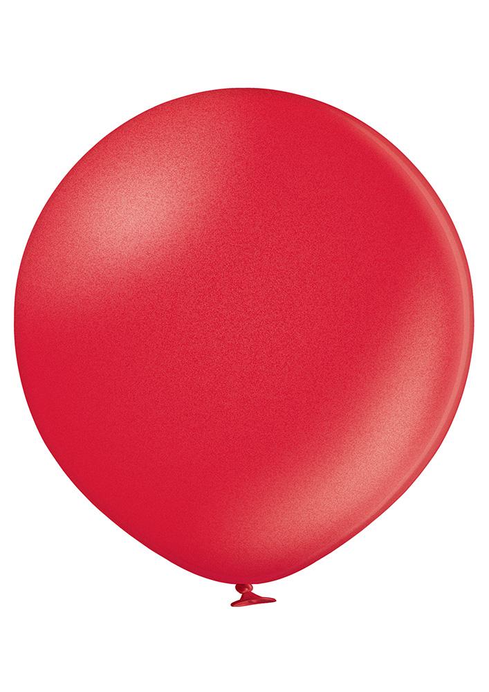 Ballon XXL metallic kirschrot - Latex Ballone Uni XXL metallic