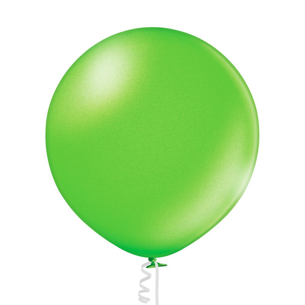 Ballon XXL metallic Limetten grün - Latex Ballone Uni XXL metallic