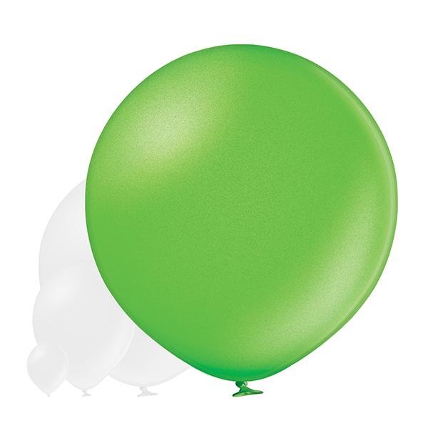 Ballon XXL metallic Limetten grün - Latex Ballone Uni XXL metallic