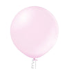 Ballon XXL rose métallisé 