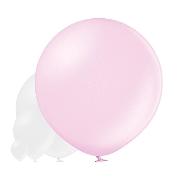 Ballon XXL metallic rosa - Latex Ballone Uni XXL metallic