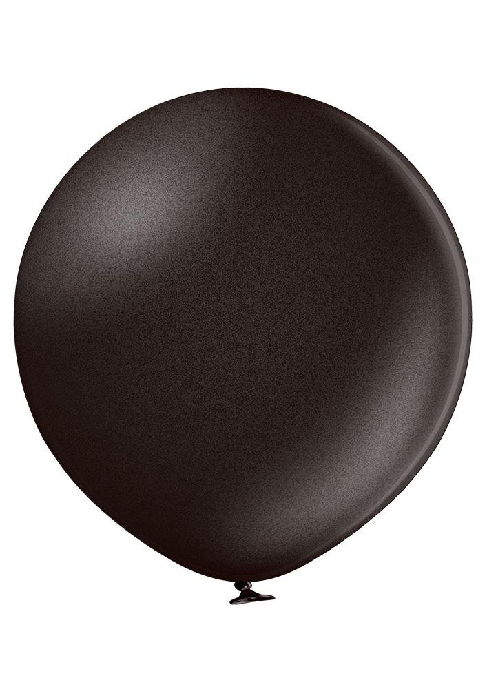 Ballon XXL metallic schwarz - Latex Ballone Uni XXL metallic