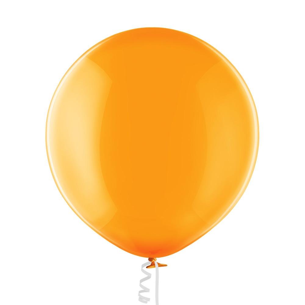 Ballon XXL orange transparent - Latex Ballone Uni XXL transparent