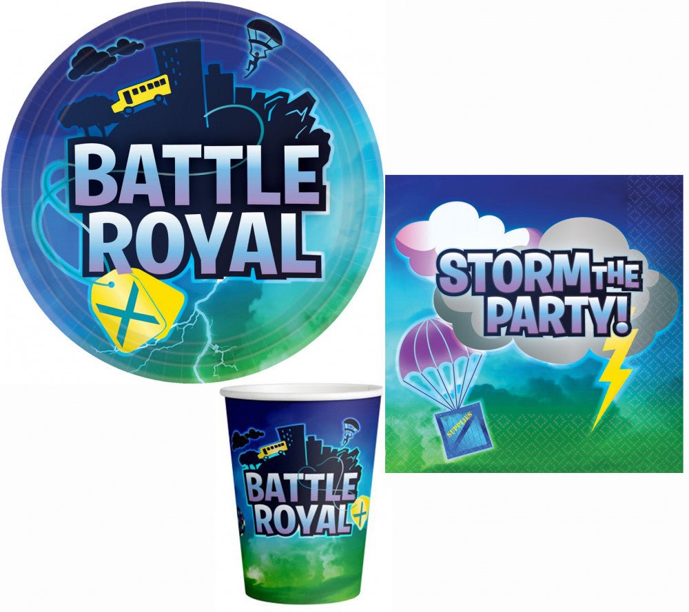 Battle Royal Fortnite Party 3er Dekoration Set - Party Set