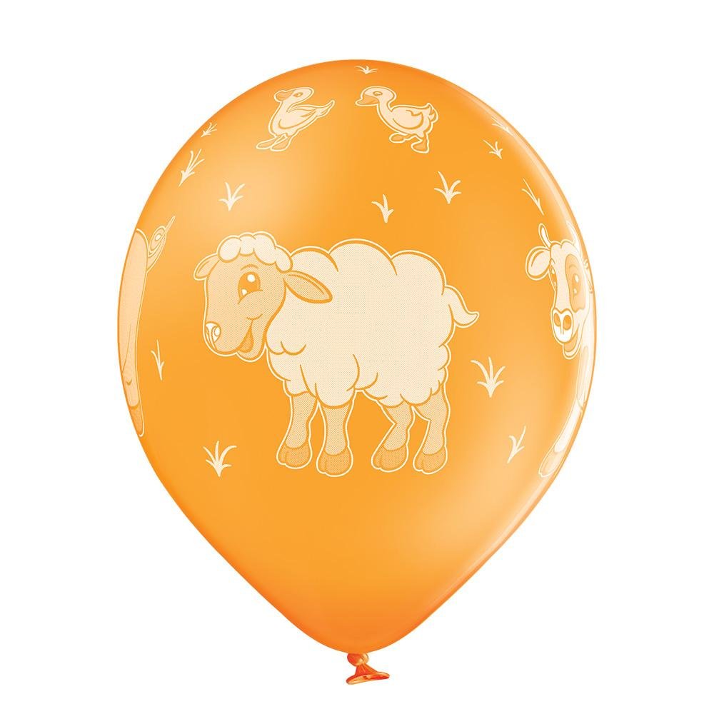 Bauernhof Tiere Ballon - Latex bedruckt