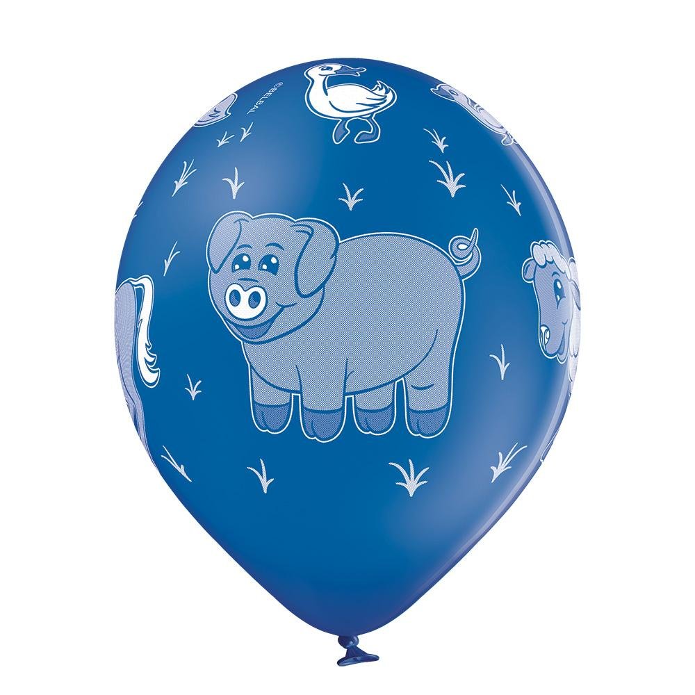 Bauernhof Tiere Ballon - Latex bedruckt
