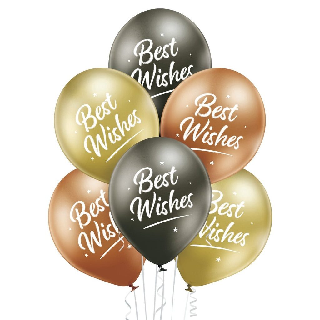Best Wishes - Glückwunsch Ballon - Latex bedruckt