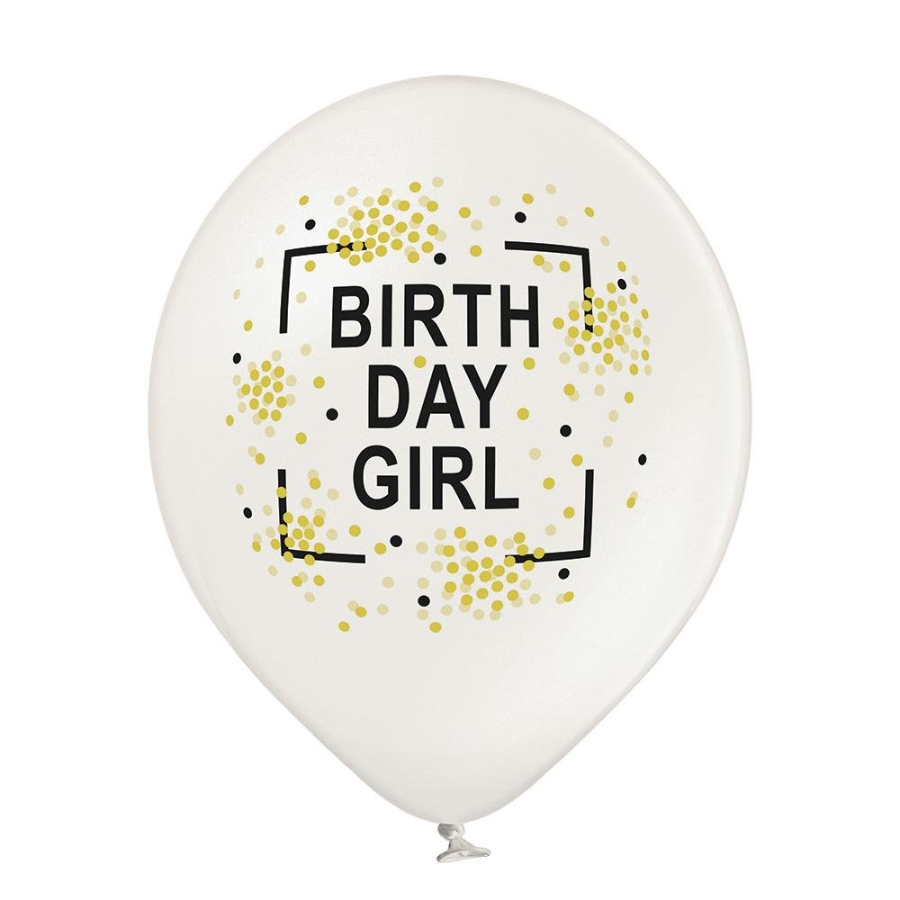Birthday Girl Ballon - Latex bedruckt