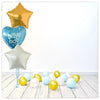 Bouquet pour It's a Boy ballon biberon (rempli d'hélium) 
