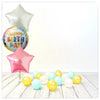 Bouquet à numéro ballon Anniversaire Tiffany (rempli d'hélium) 