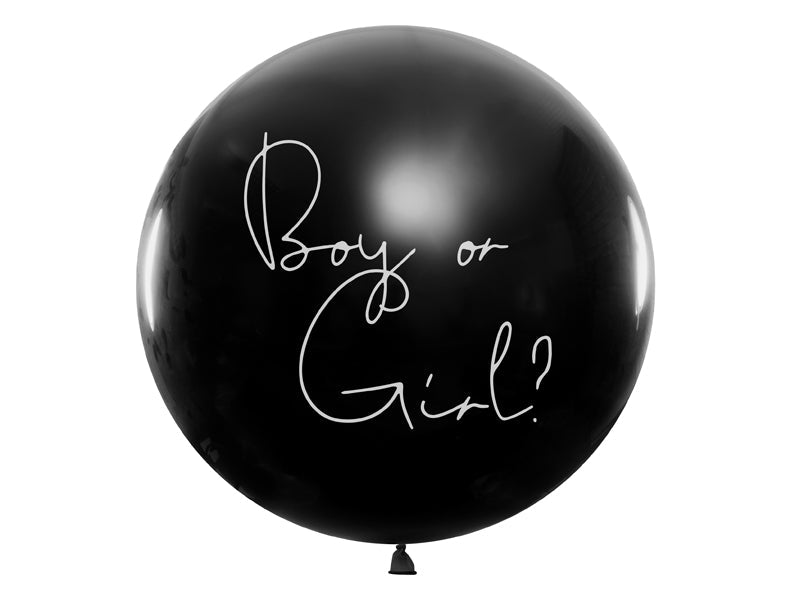 Boy or Girl - "Girl" Ballon XXL - Latex Ballone XXL bedruckt