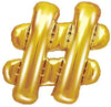 Buchstaben Ballon gold #