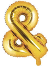 Buchstaben Ballon gold &