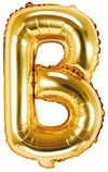 Buchstaben Ballon gold B
