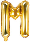 Letter balloon gold M 