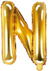 Ballon lettre or N 