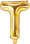 Buchstaben Ballon gold T