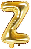Ballon lettre or Z 