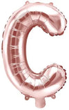 Buchstaben Ballon rosegold C